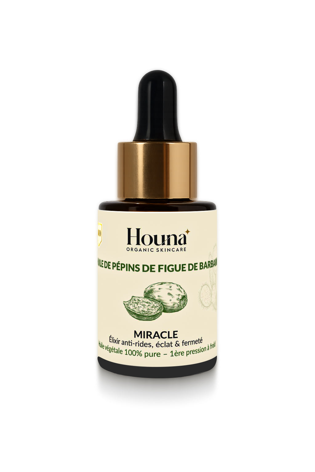 Huile de Pépins de Figue de Barbarie Bio – Miracle | Anti-âge, Éclat & Fermeté Naturelle. Format : 30 ml, 15 ml, 10 ml Origine : Tunisie